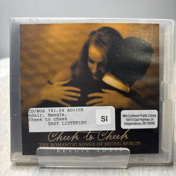 Beegie Adair – Cheek to Cheek Romantic Songs of Irving Berlin CD Jazz Piano - Picture 1 of 5